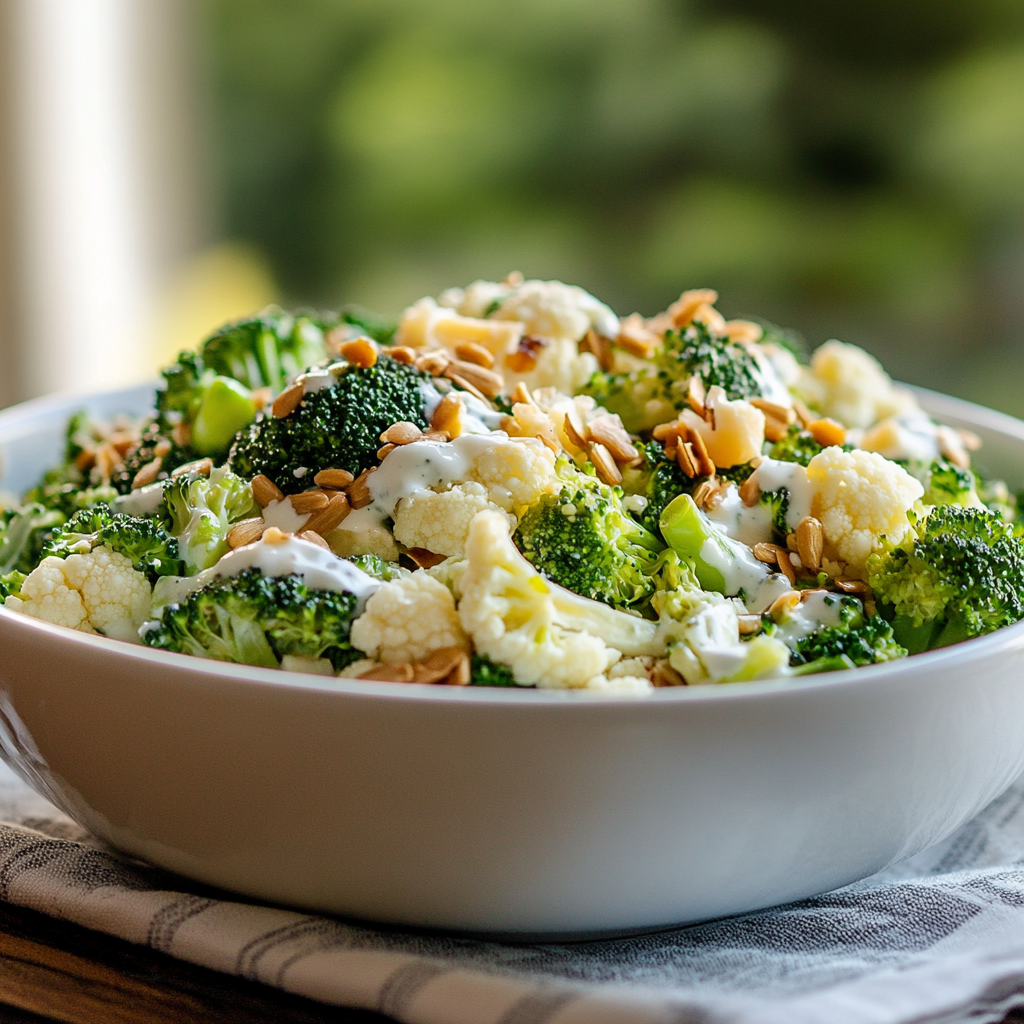 Broccoli Cauliflower Salad Recipe