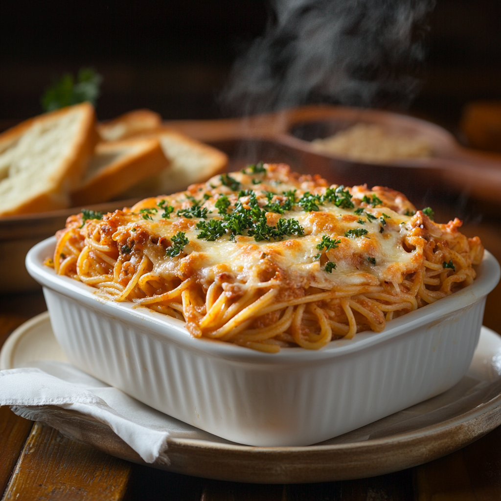 Spaghetti Casserole Recipe