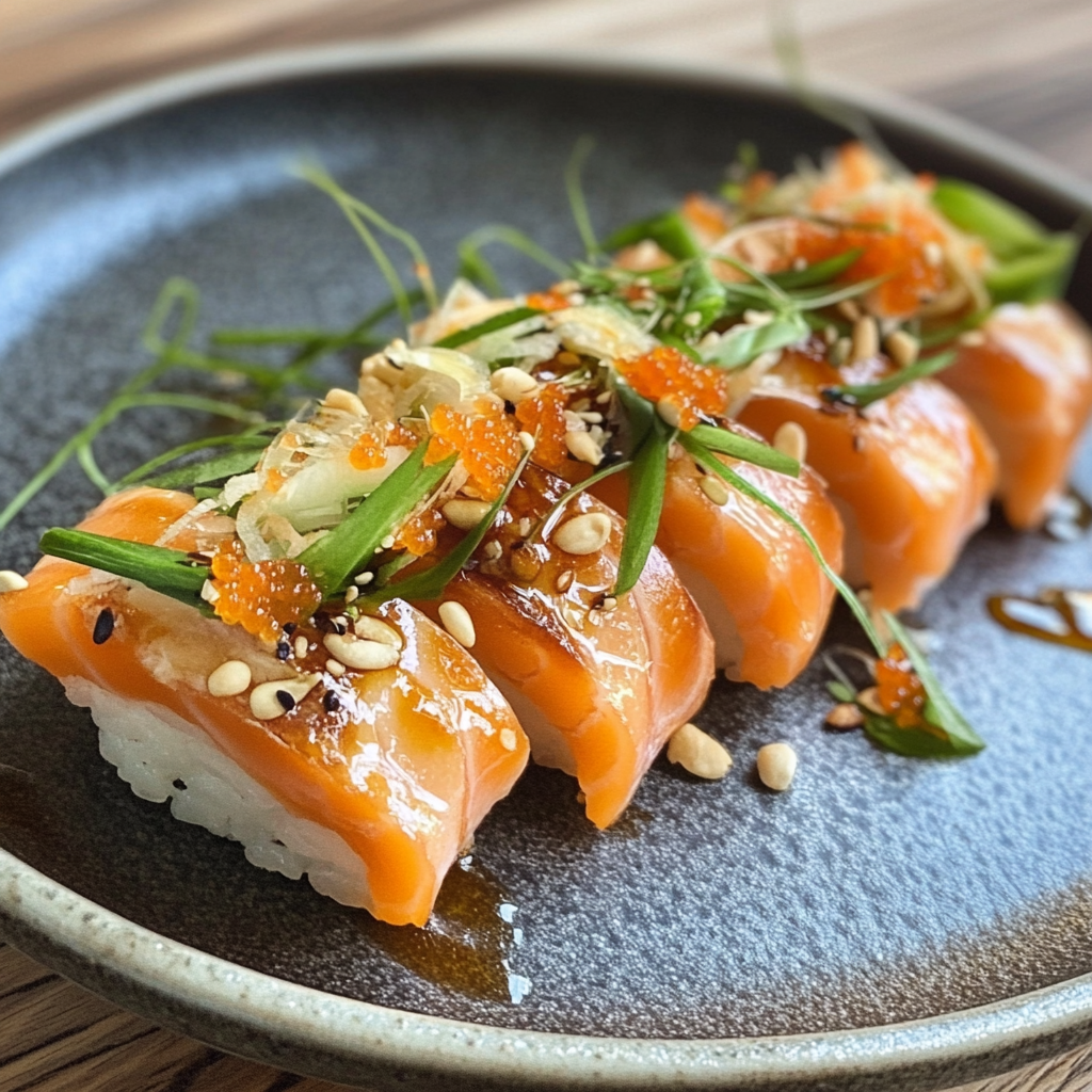 salmon sushi