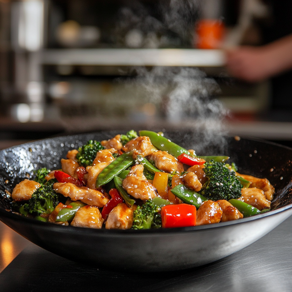 What vegetables go well with chicken
