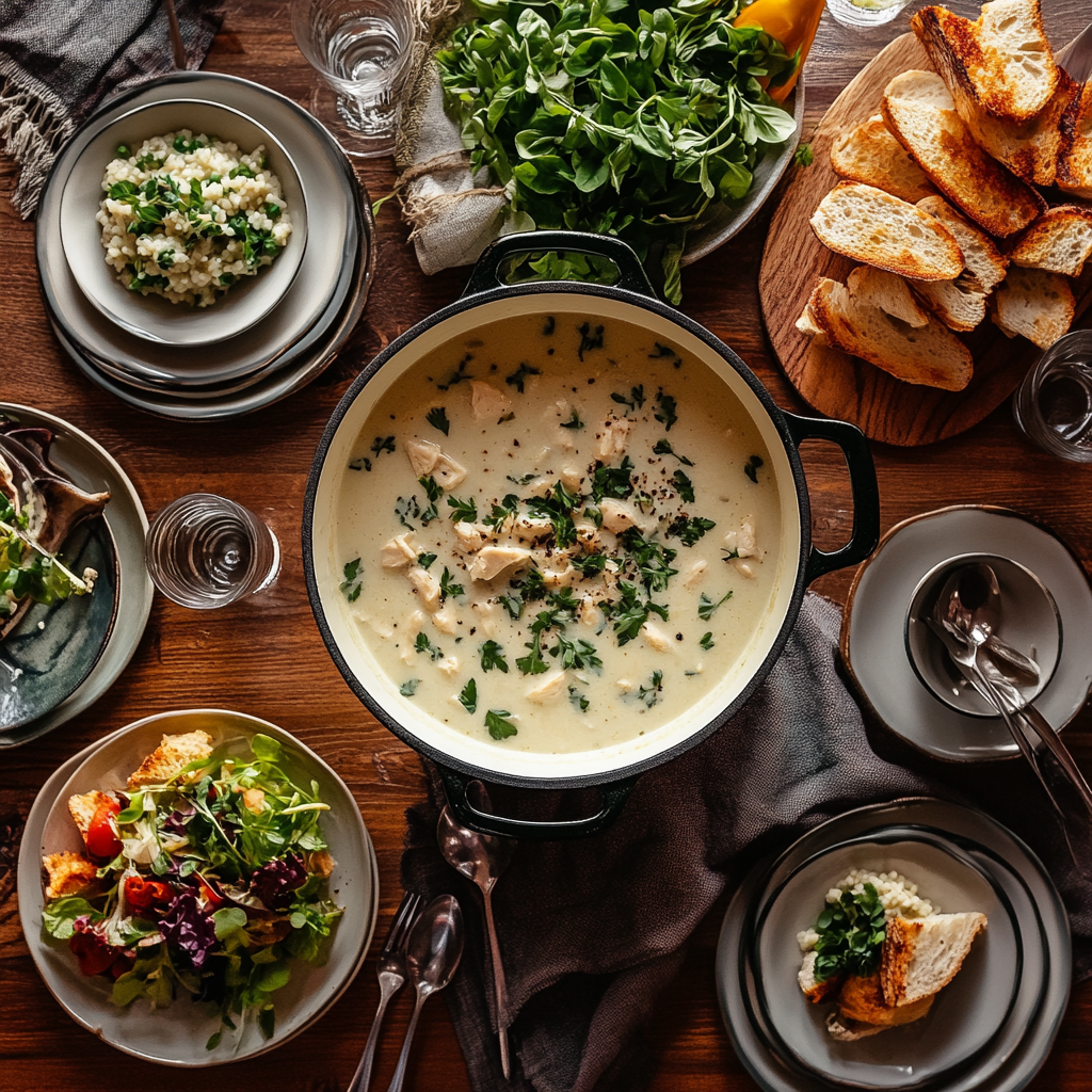 Chicken Florentine Soup