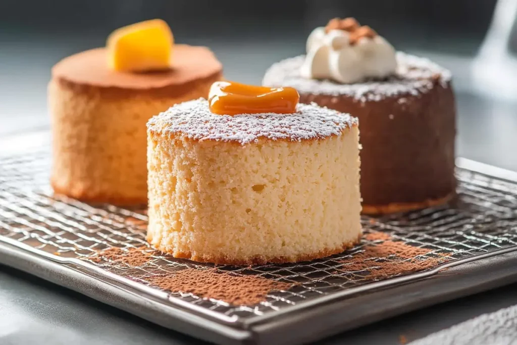 Different variations of cloud cake recipe