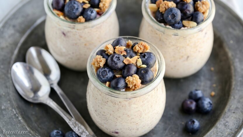 Blueberry Muffin Overnight Oats Feature Image