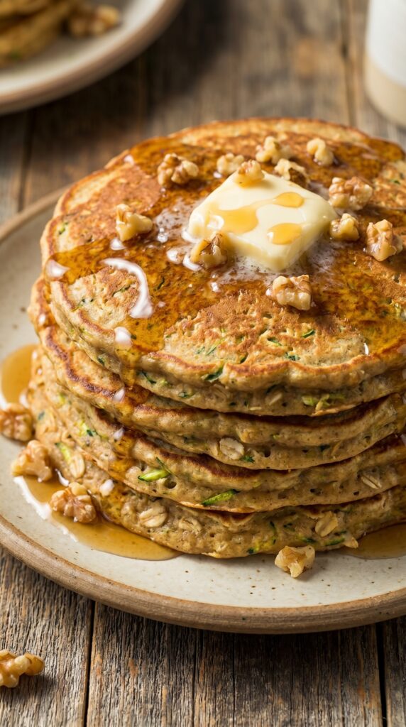 zucchini bread oatmeal pancake 