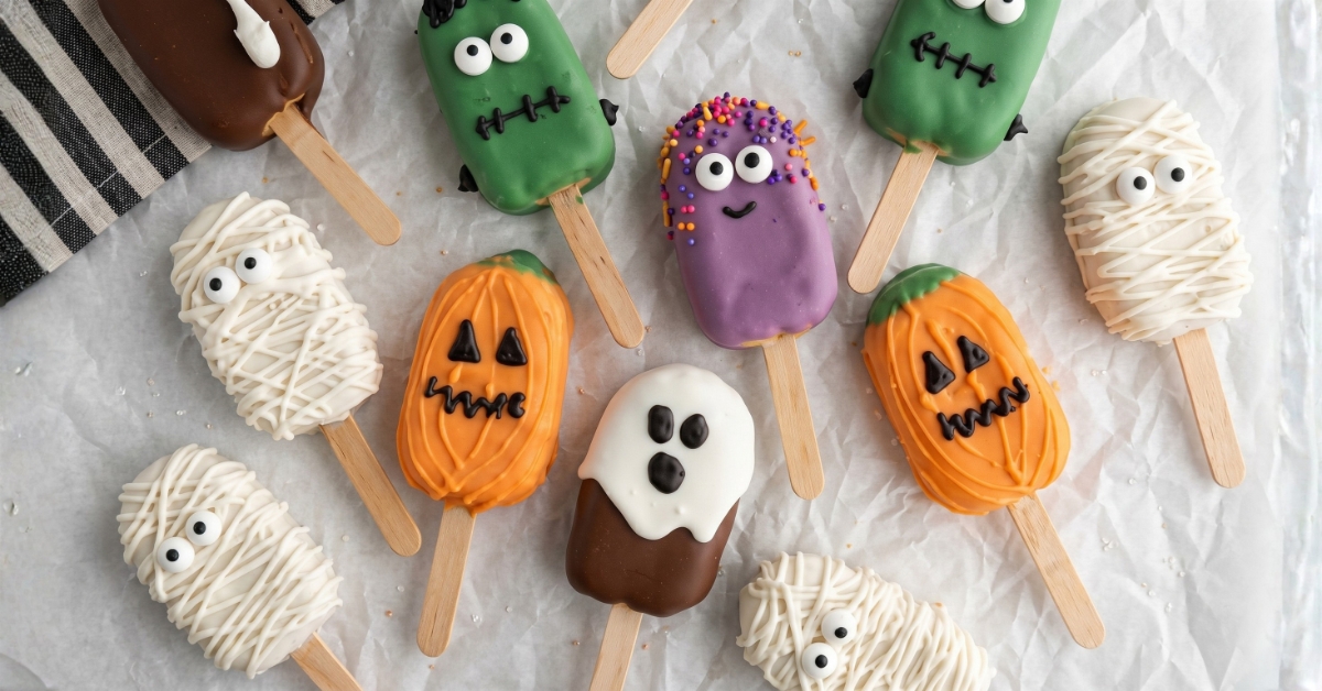 Halloween Cake Pops Feature Image