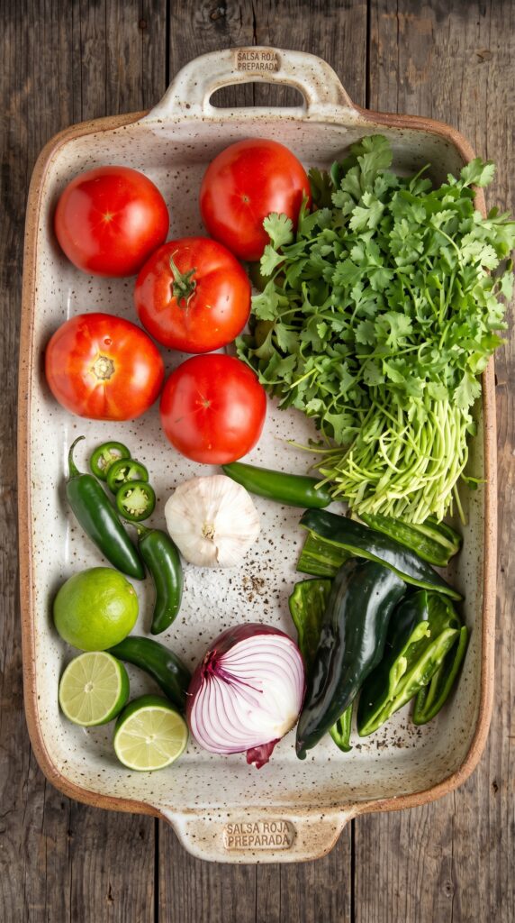 roasted tomato salsa recipe ingredients