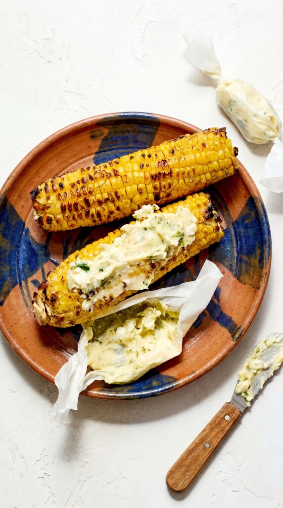 street corn garlic feta butter