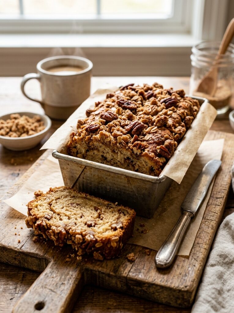 Brown Butter Streusel Bread