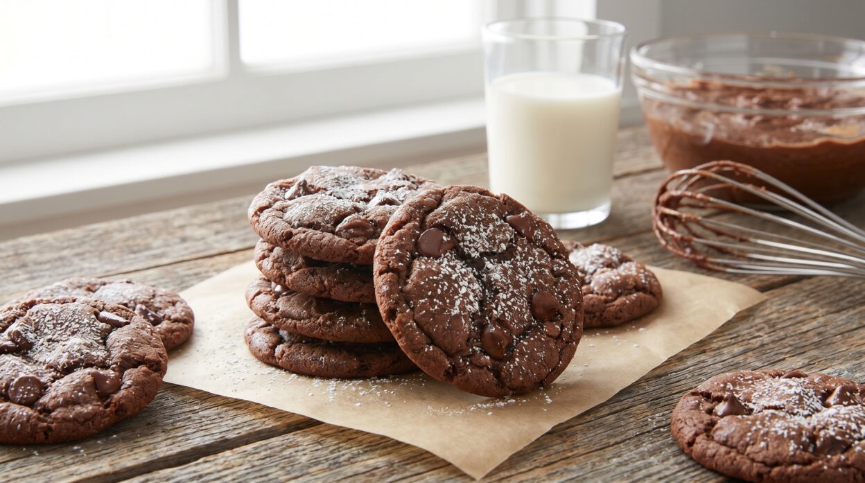 Chocolate Cake Mix Cookies