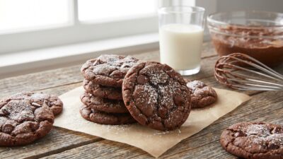 Chocolate Cake Mix Cookies