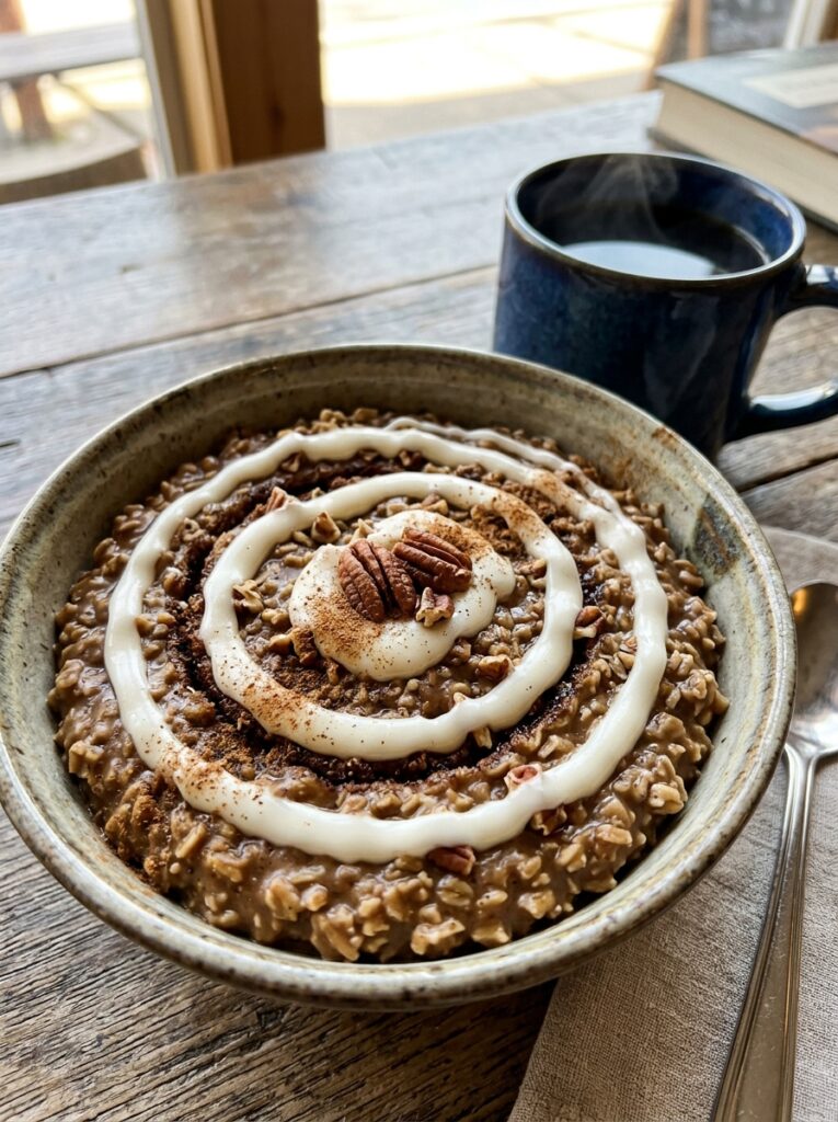 Cinnamon Roll Coffee Oats