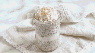 Coconut Cream Pie Overnight Oats