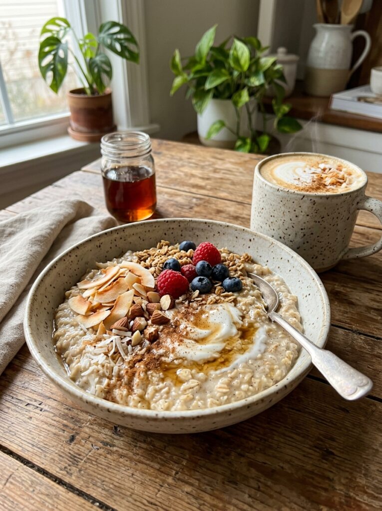 Coconut Vanilla Latte Oats