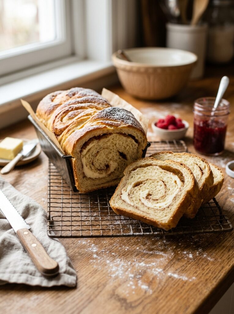 Cream Cheese Swirl Loaf