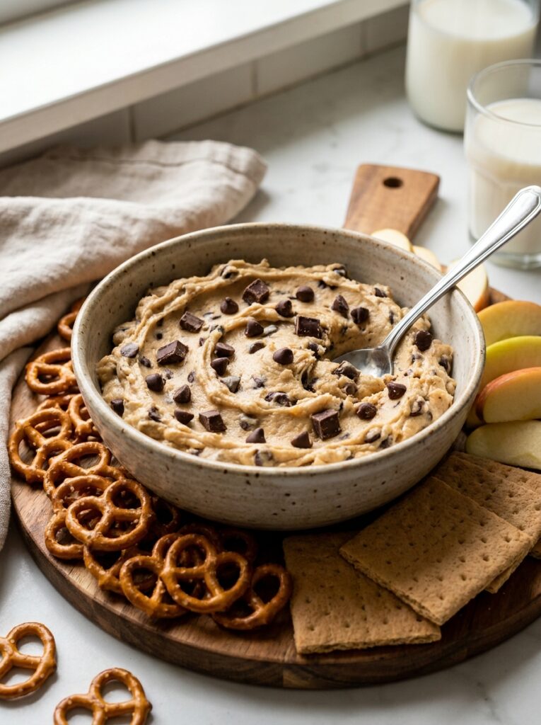 No Bake Cookie Dough Dip
