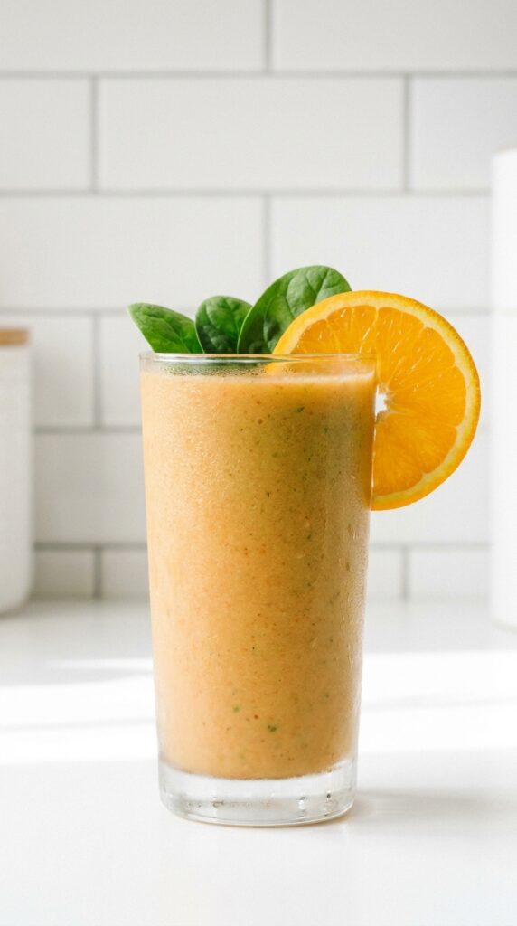 Orange Creamsicle Green Smoothie