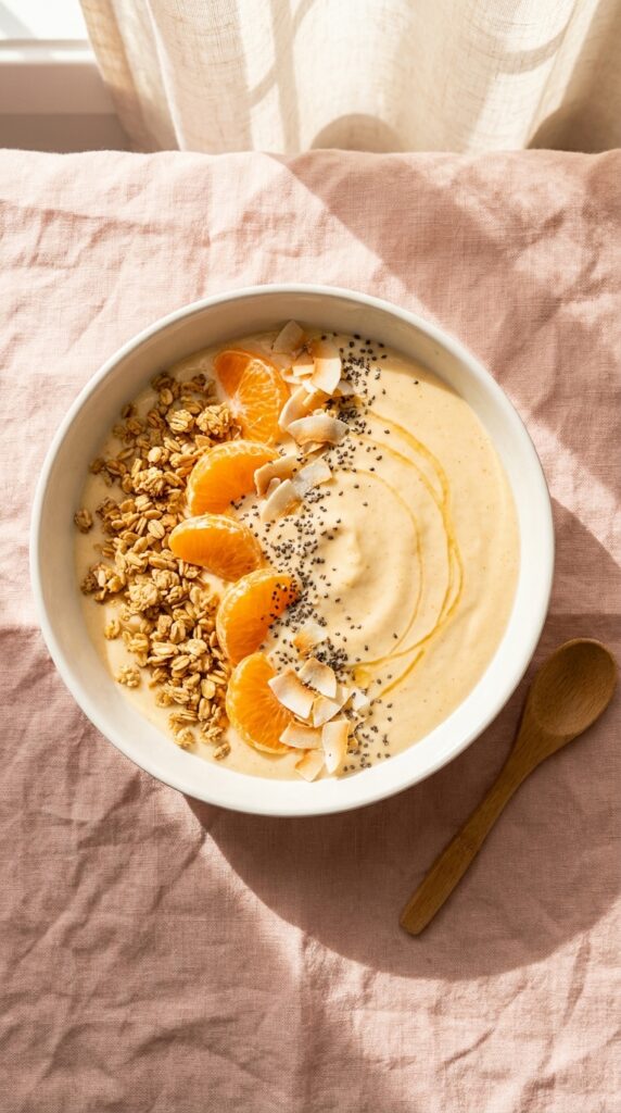 Orange Creamsicle Smoothie Bowl