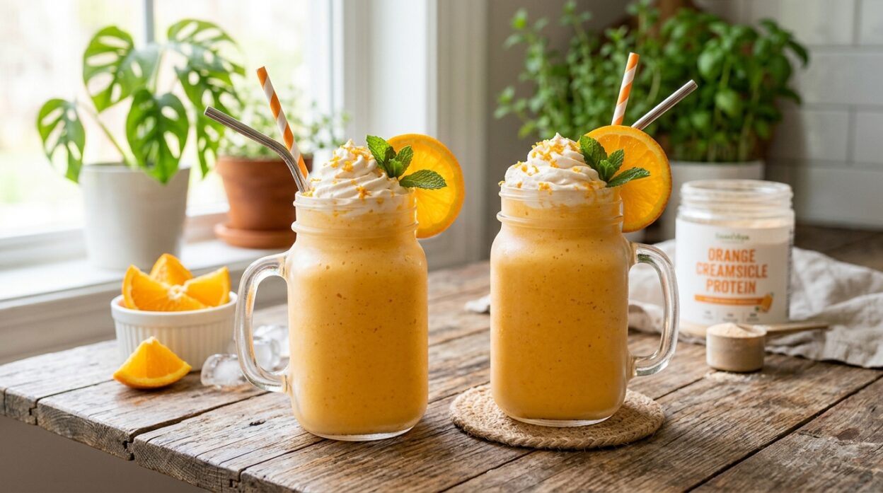 Orange Creamsicle Protein Smoothies
