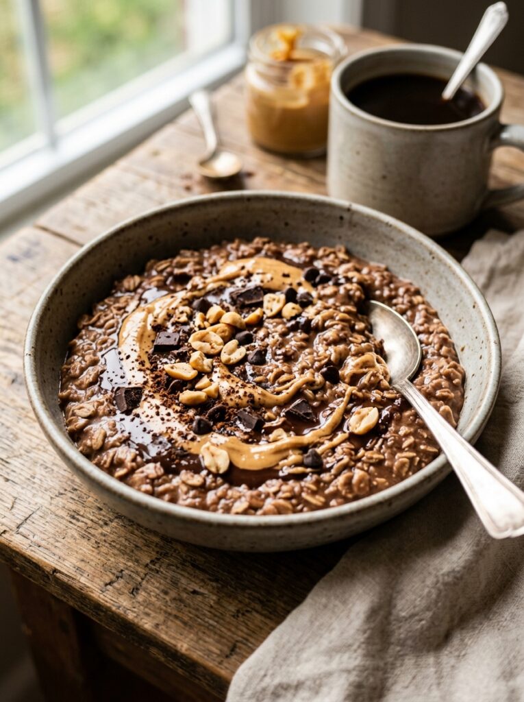 Peanut Butter Mocha Oats