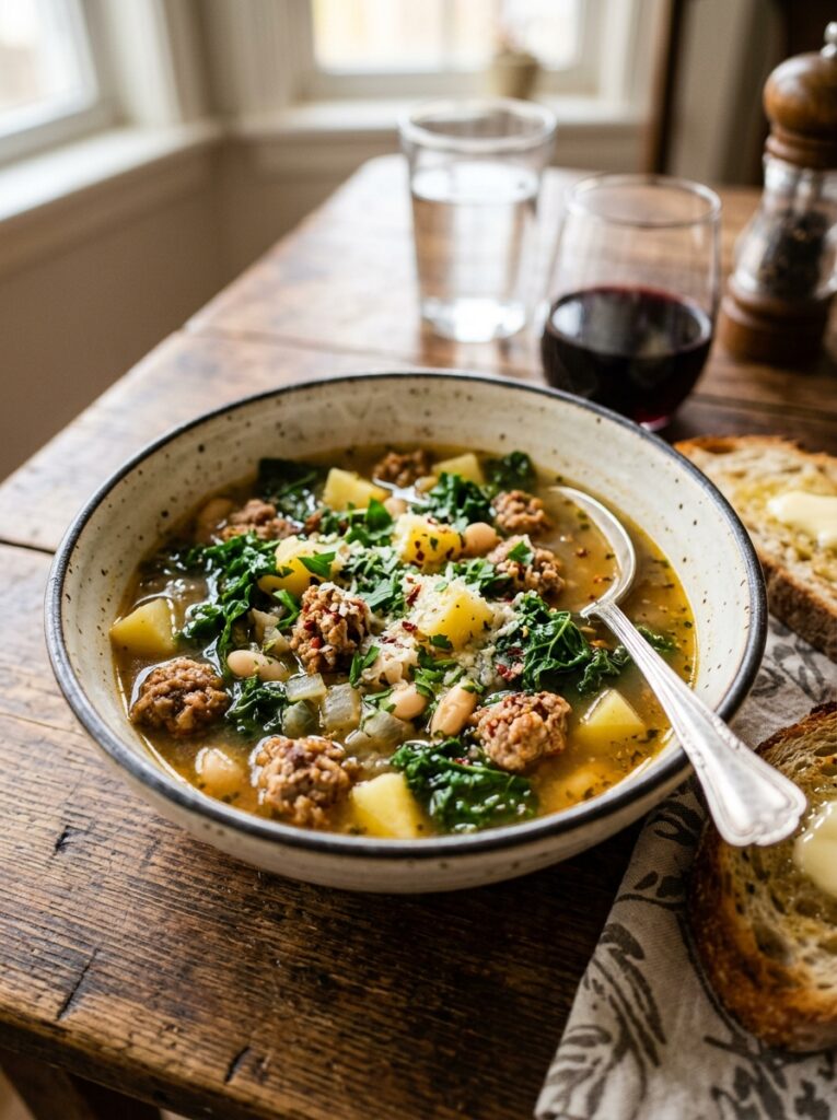 Sausage and Kale Soup