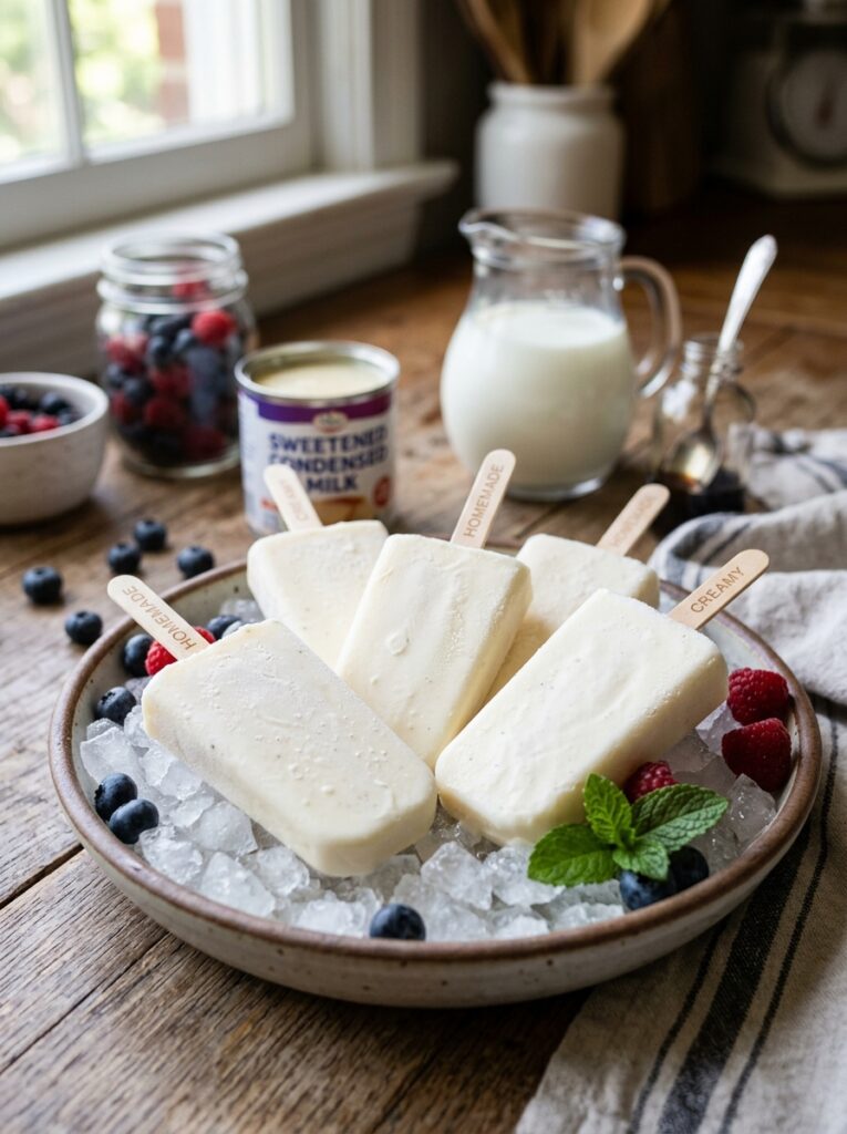 Three-Ingredient Condensed Milk Pops