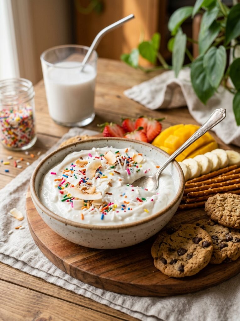 Vegan Coconut Sprinkle Dip