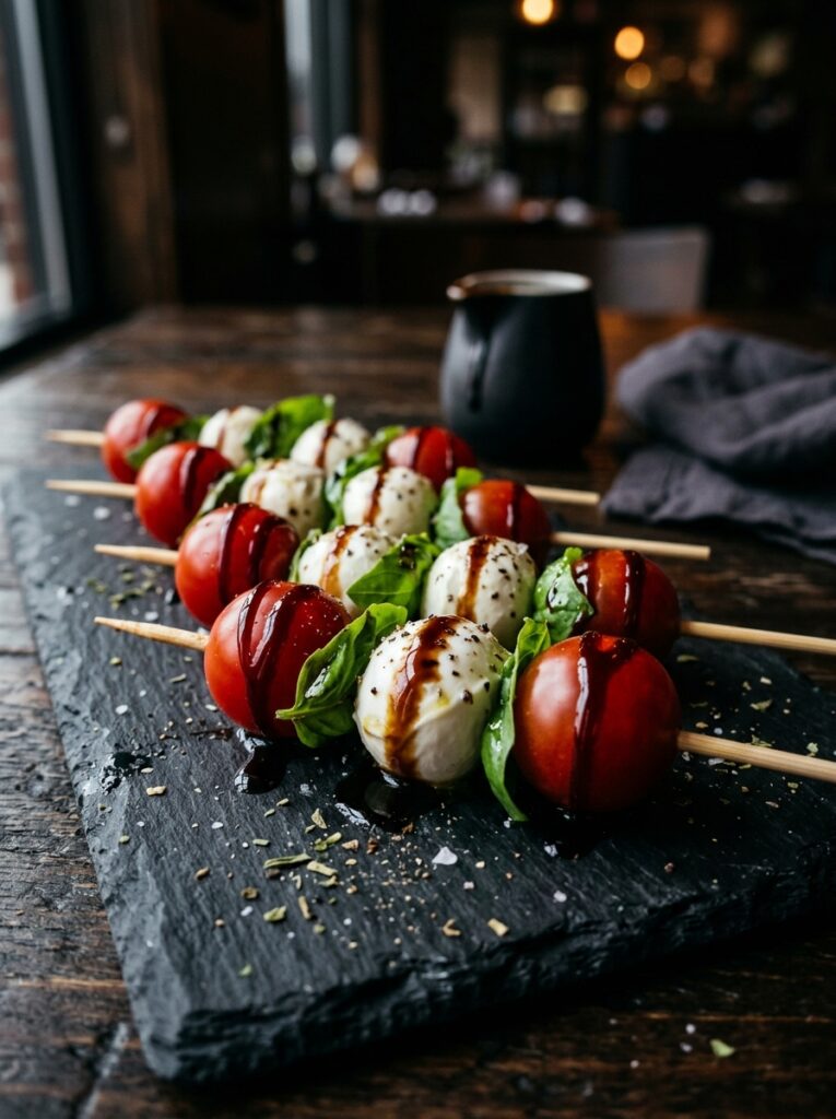 Balsamic Glaze Skewers