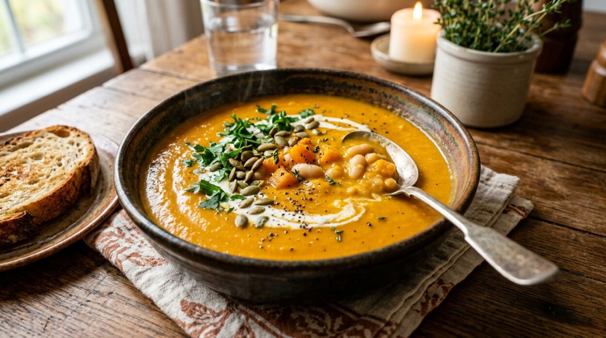 Butternut Squash White Bean Soup