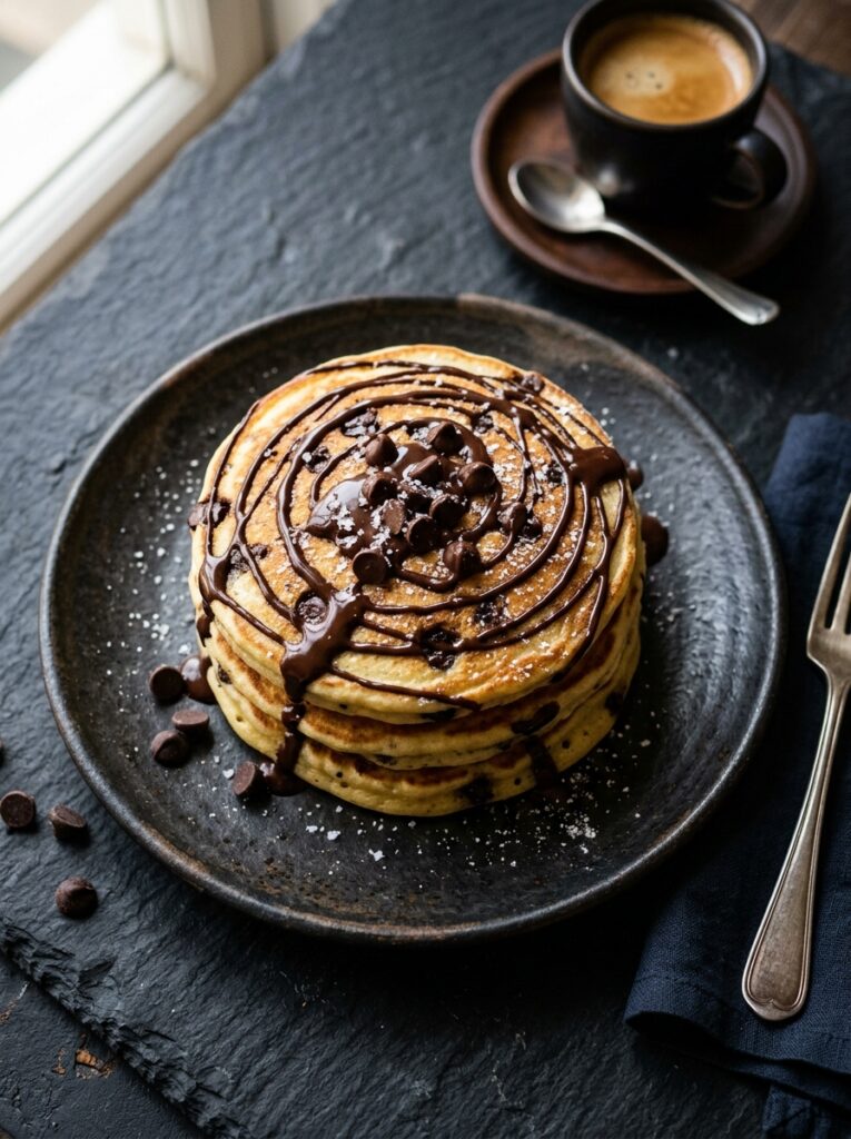 Chocolate Chip Banana Pancakes