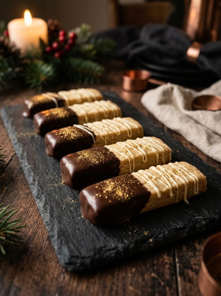 Chocolate Dipped Shortbread