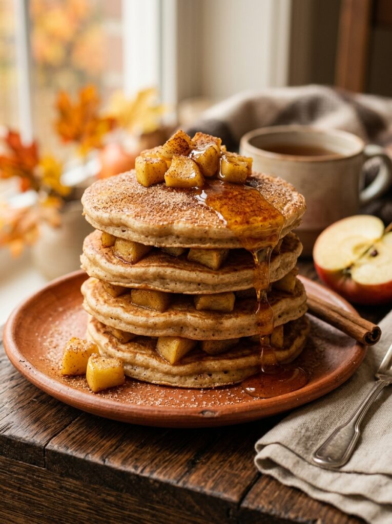 Cinnamon Apple Oat Stack