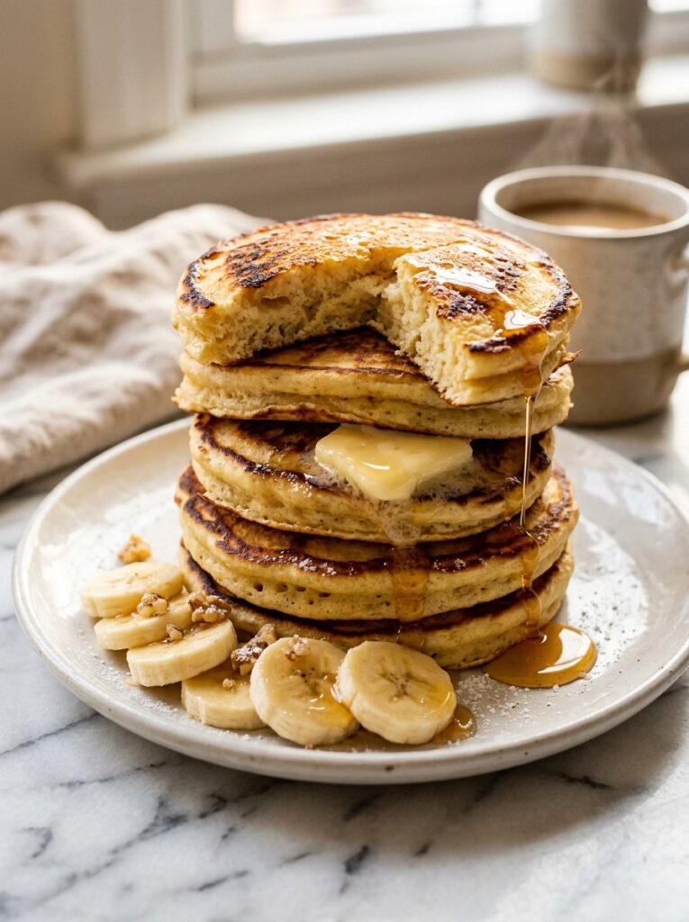Classic Banana Oat Stack