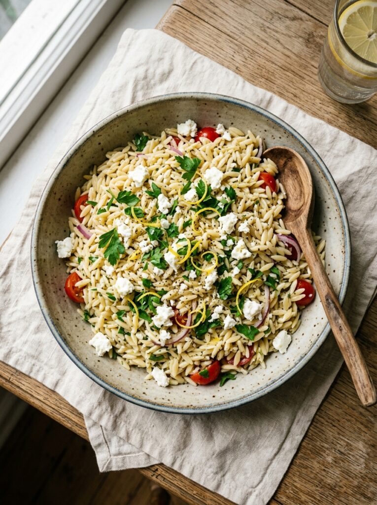 Classic Lemon Herb Orzo