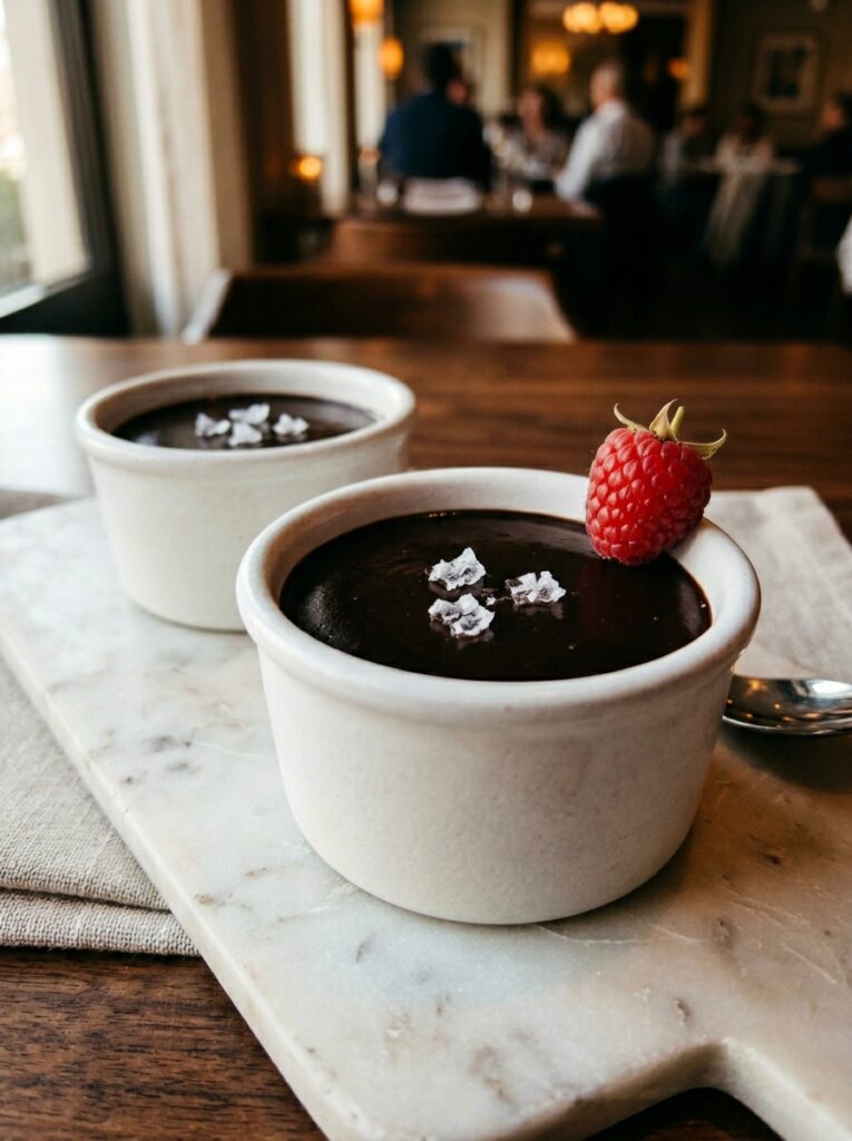 Dark Chocolate Sea Salt Mousse