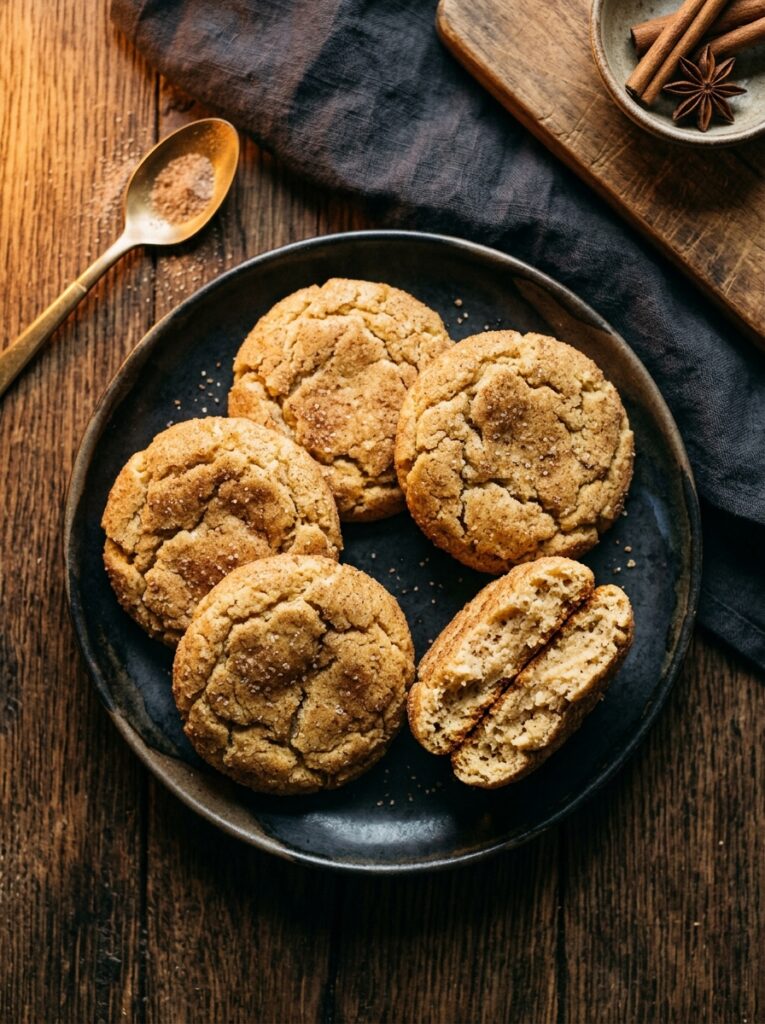 Ginger Cream Snickerdoodles