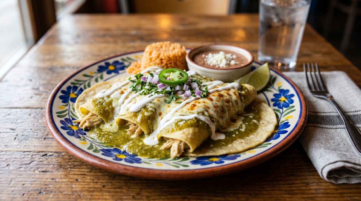 Green Chicken Enchilada