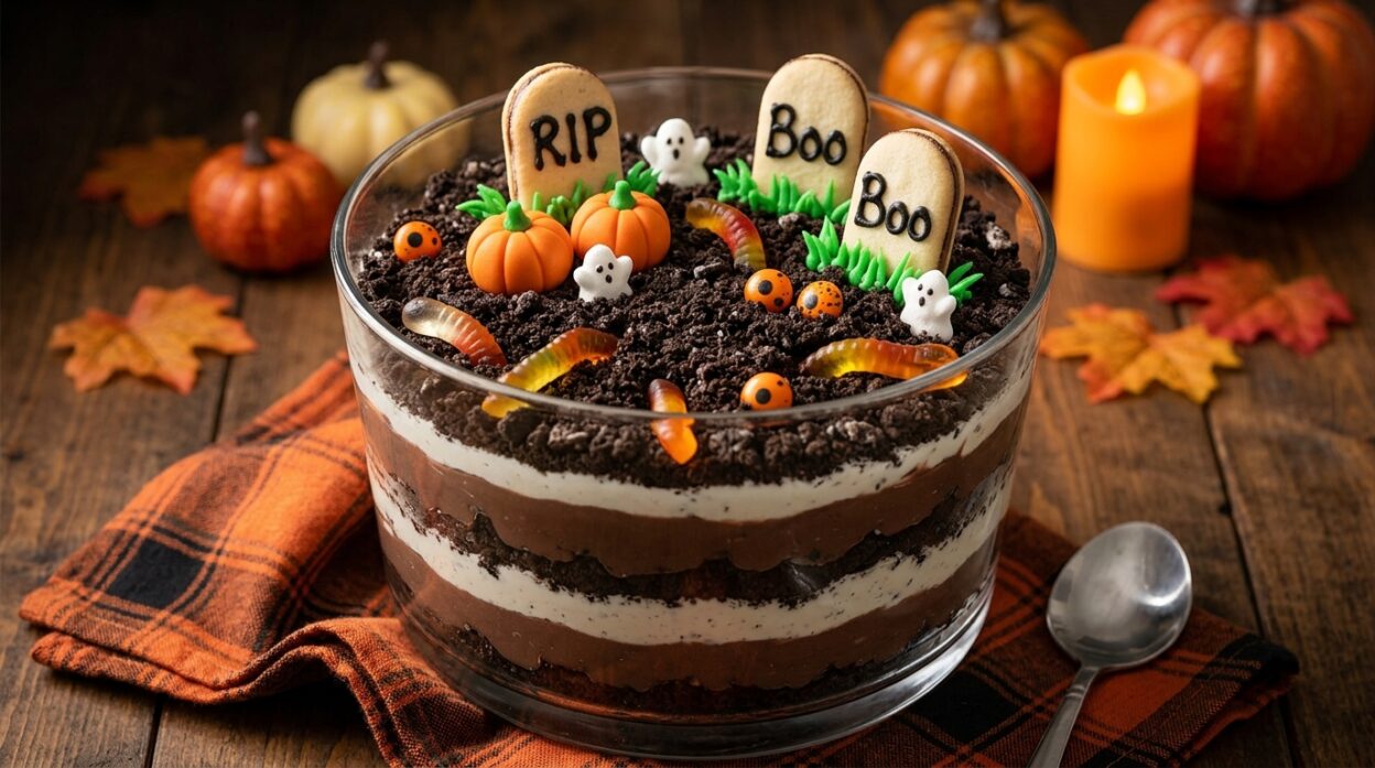 Halloween Oreo Dirt Cake