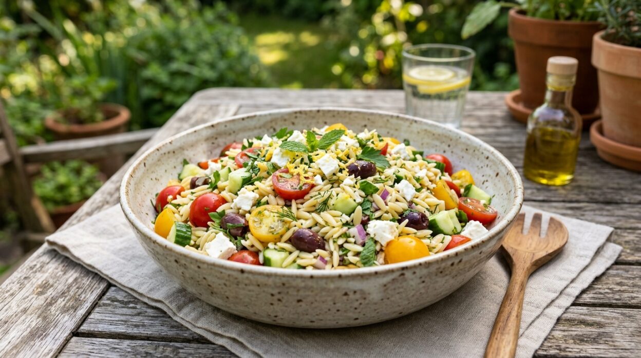 Lemon Orzo Salad