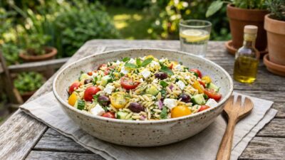 Lemon Orzo Salad