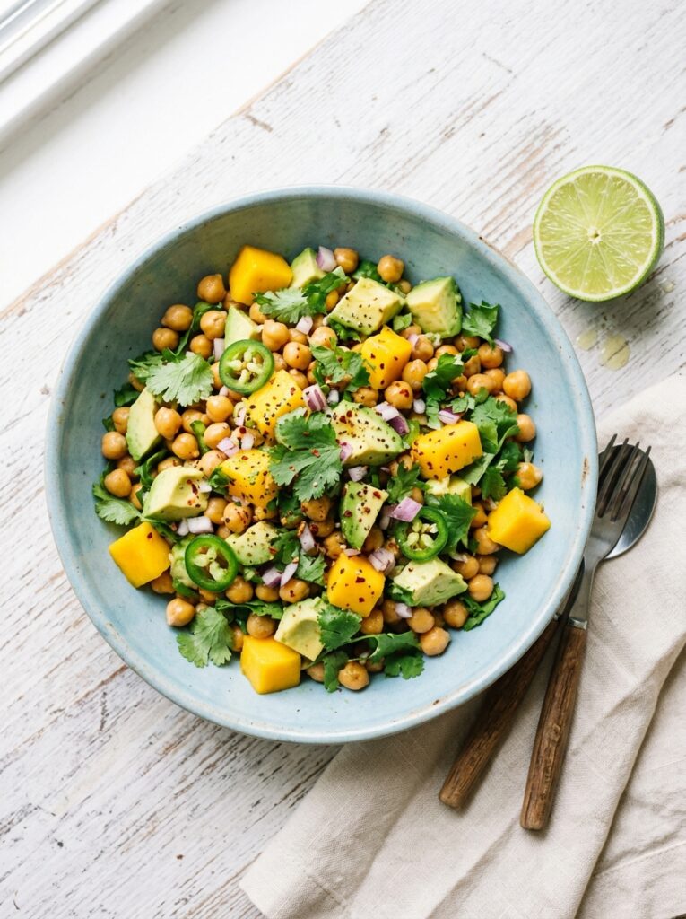 Mango Lime Avocado Chickpea