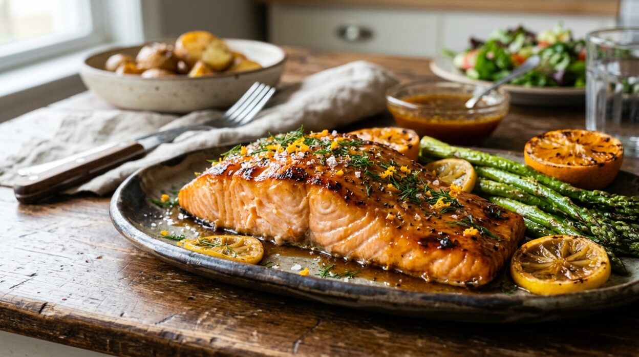 Maple Citrus Glazed Salmon Recipes