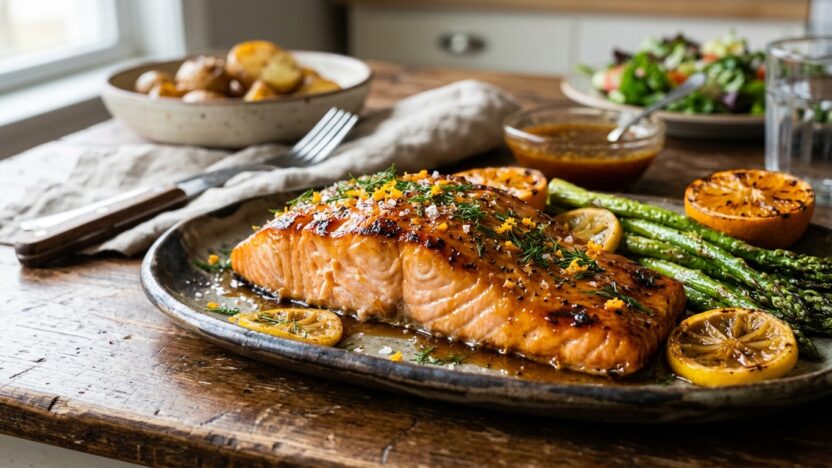 Maple Citrus Glazed Salmon Recipes