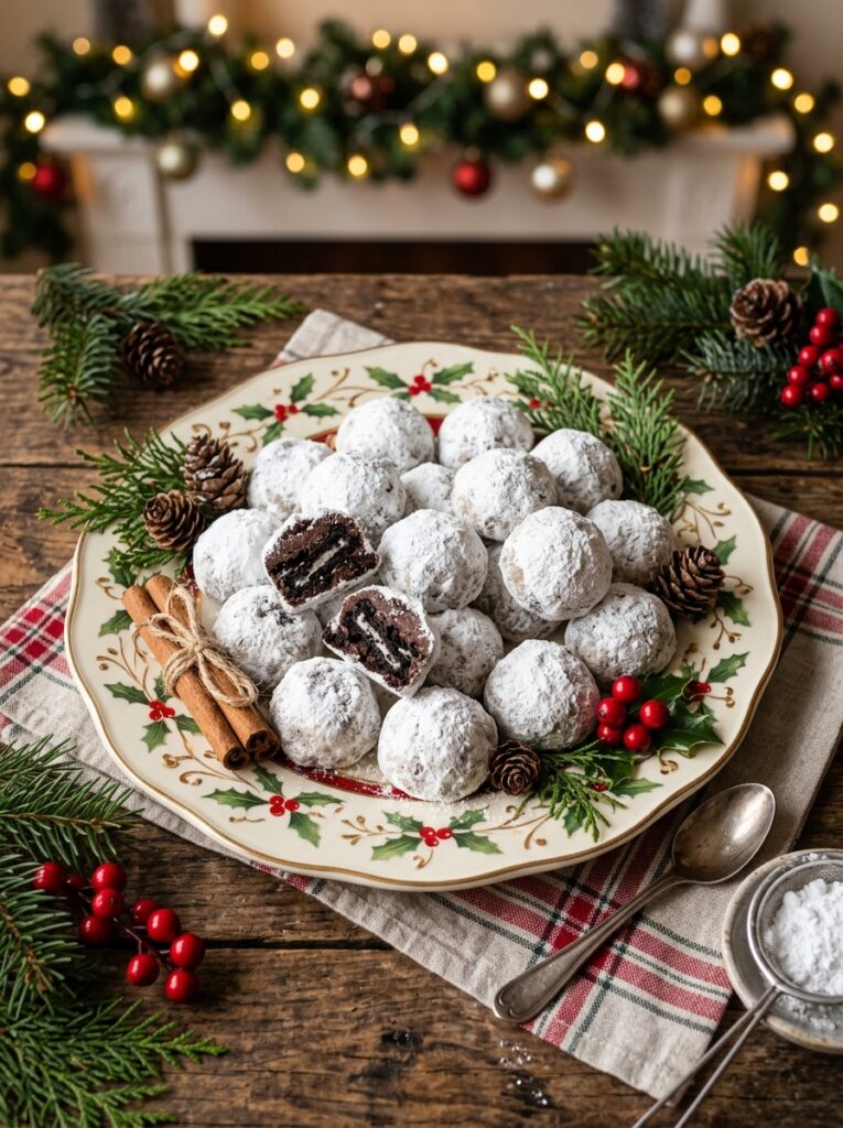 Oreo Snowball Cookies