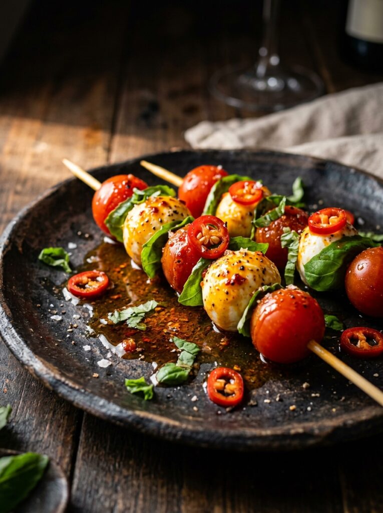 Spicy Calabrian Chili Skewers