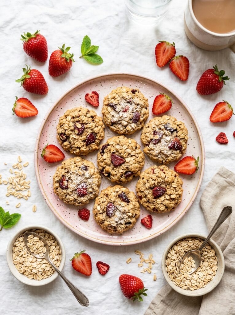 Strawberry Oat Gems